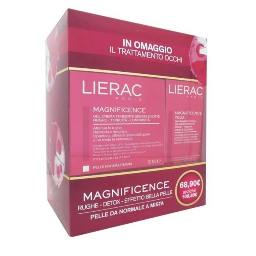 Lierac Magnificence Gel Crema Fondente con Trattamento Occhi