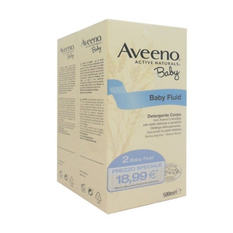 Aveeno Baby Fluid Detergente Corpo Bundle da 500ml