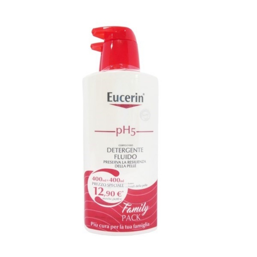 Eucerin Ph5 Detergente Fluido Confezione Due Flaconi PROMOZIONE