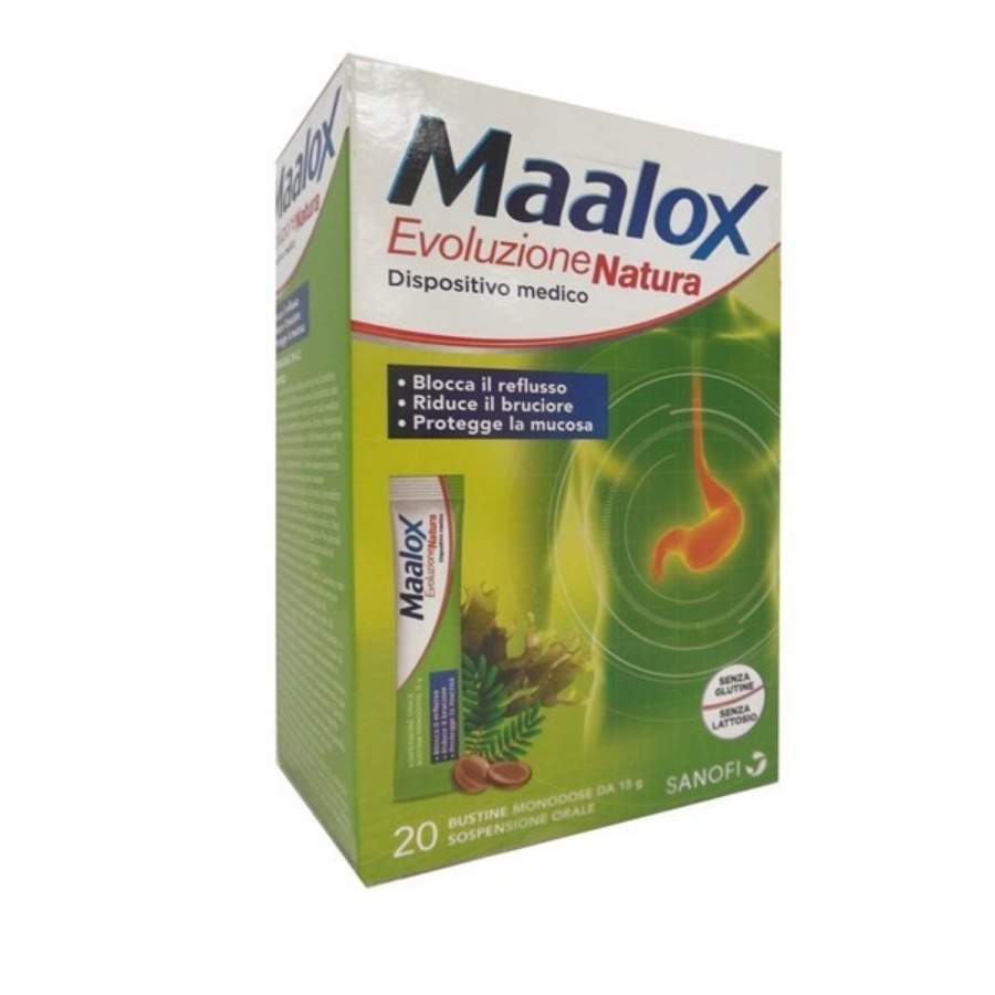 Maalox Evoluzione Natura 20 Bustine Monodose