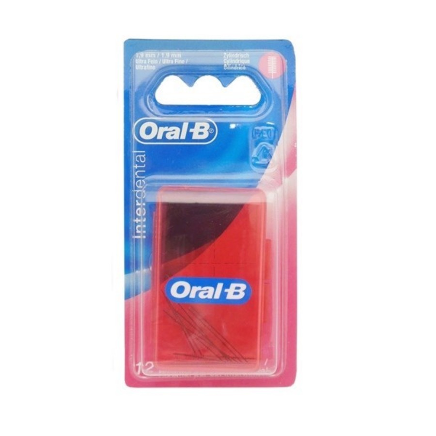OralB 12 Ricambi Per Set Interdentale Cilindrico