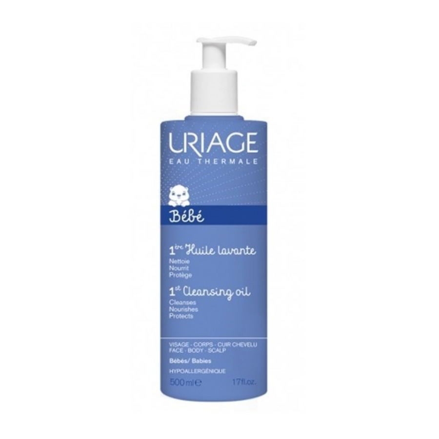 Uriage 1er Olio Detergente Viso Corpo Capelli 500ml