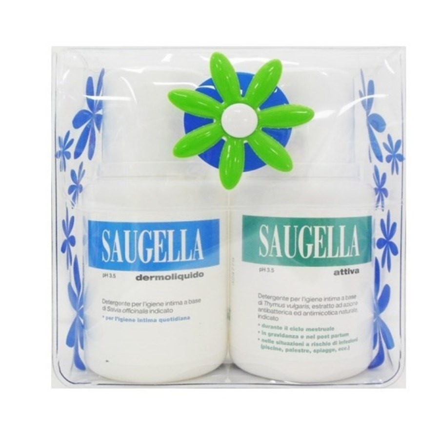 Saugella Kit con Saugella Dermoliquido e Saugella Attiva