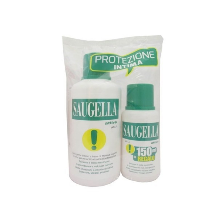 Saugella Attiva Detergente 500ml e 150ml In OMAGGIO