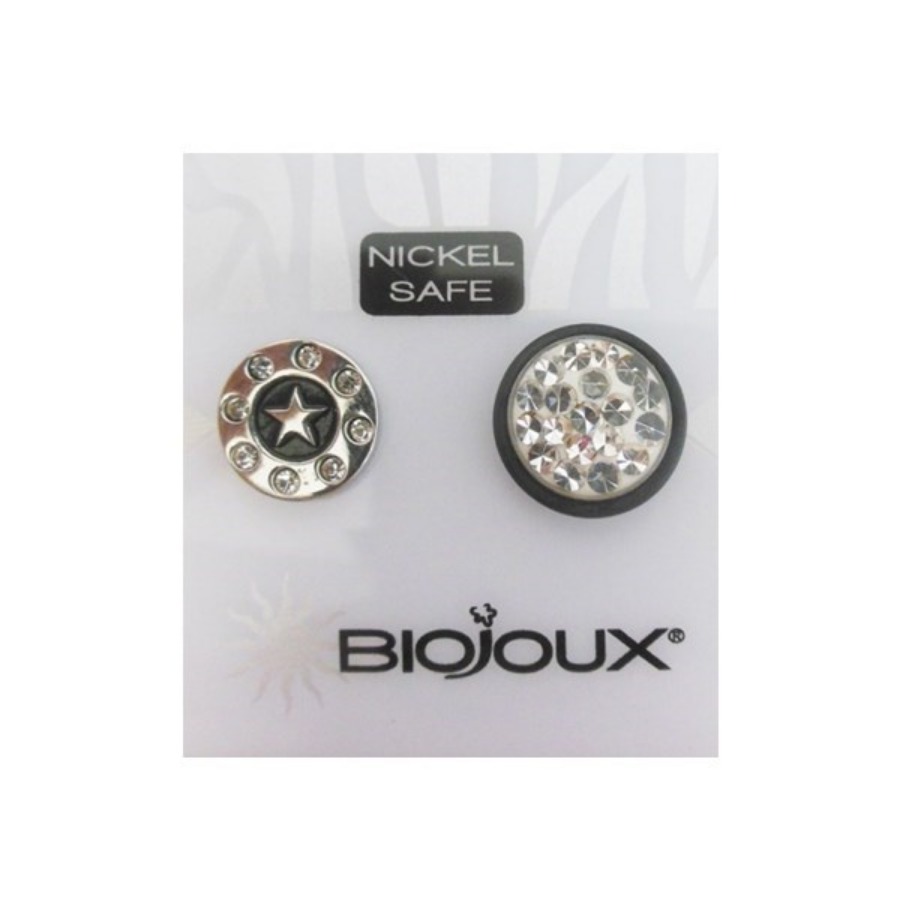 Biojoux Orecchini Mix Black Star Glitter Babell