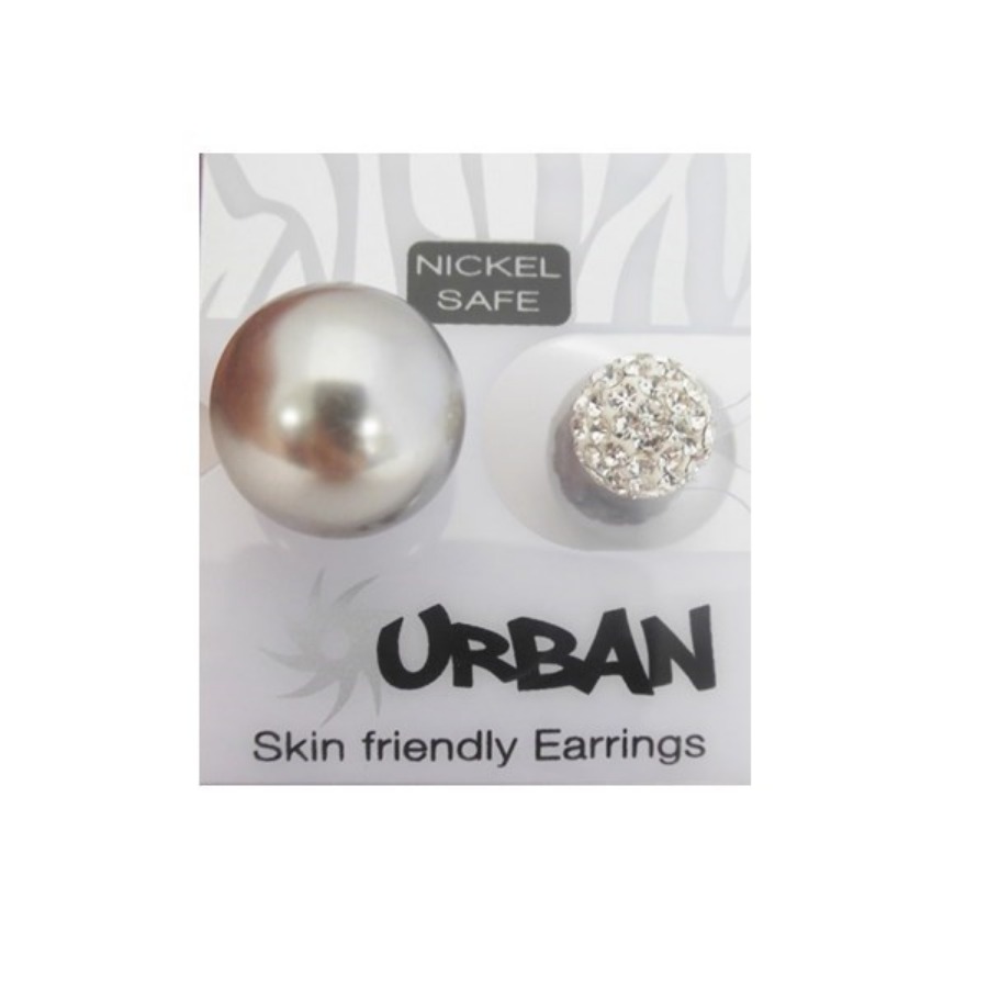 Biojoux Orecchini Silver Pearl Crystal