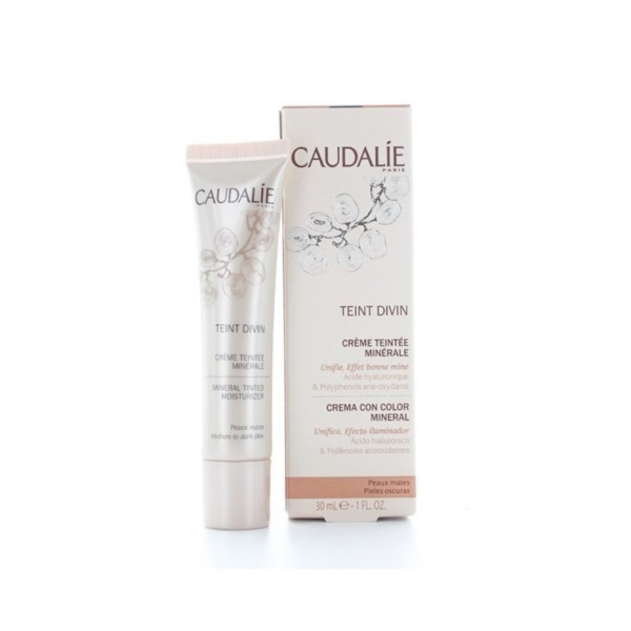 Caudalie Teint Divin Crema Colorata Pelli Scure 30ml