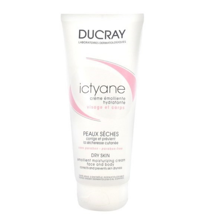 Ducray Ictyane Crema Emolliente Idratante Viso e Corpo 200ml