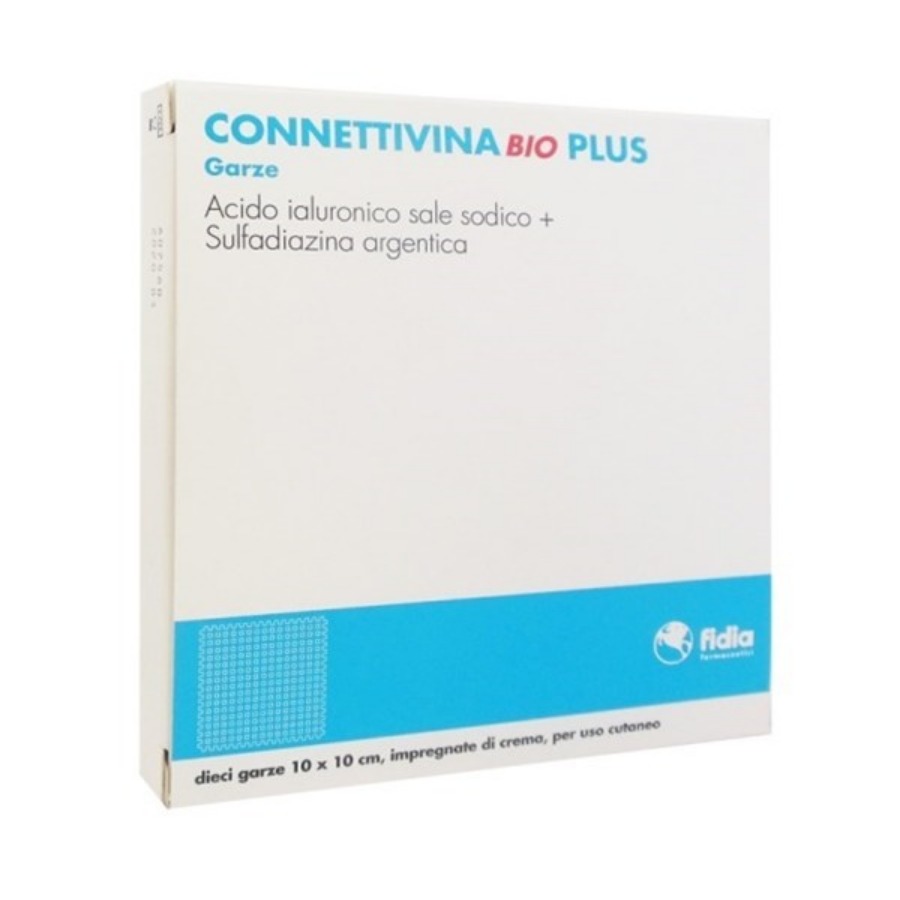 Connettivina Bio Plus 10 Garze Sterili 10x10 cm