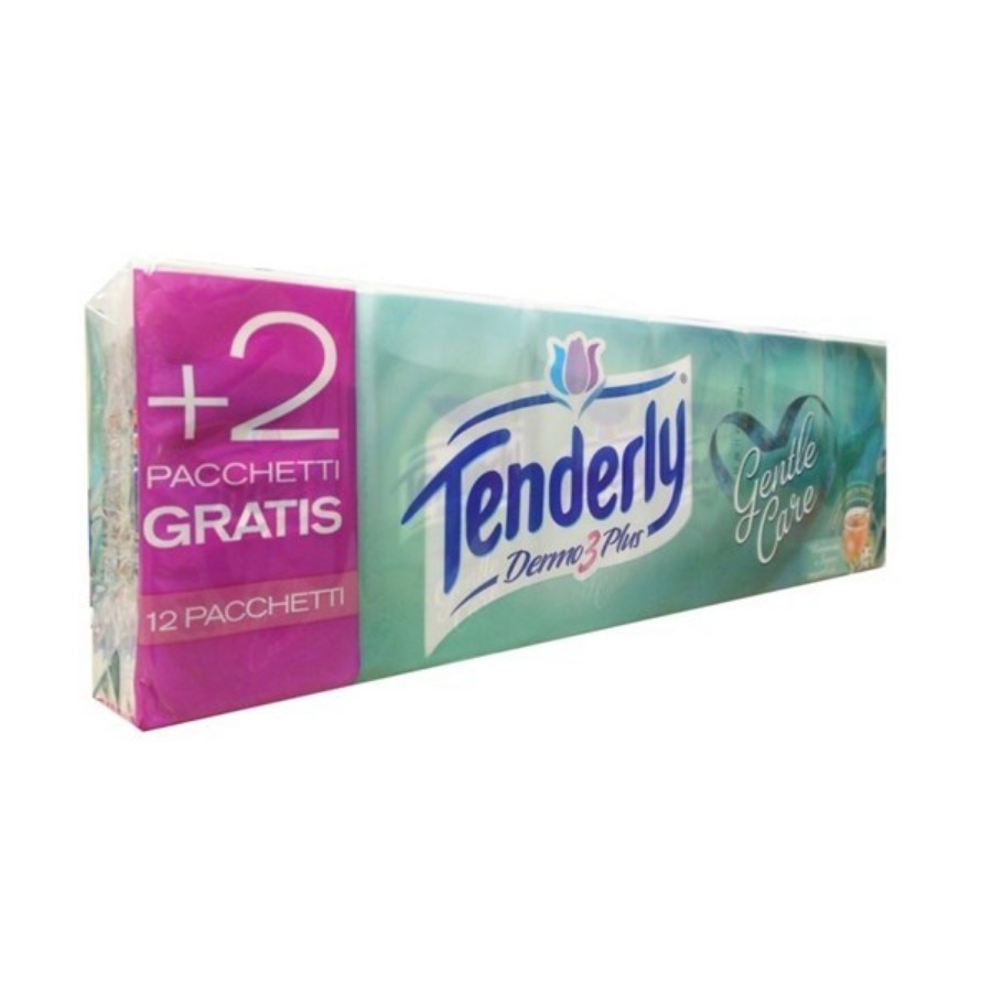 Tenderly Fazzoletti Dermo 3 Plus 12 Pacchetti