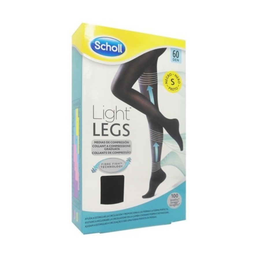 Scholl Light Legs Collant 60 Den S Nero