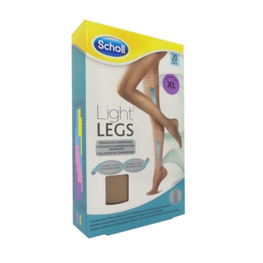 Scholl Light Legs Collant 20 Den XL Carne