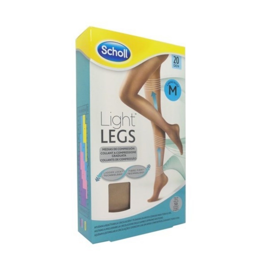 Scholl Light Legs Collant 20 Den M Carne