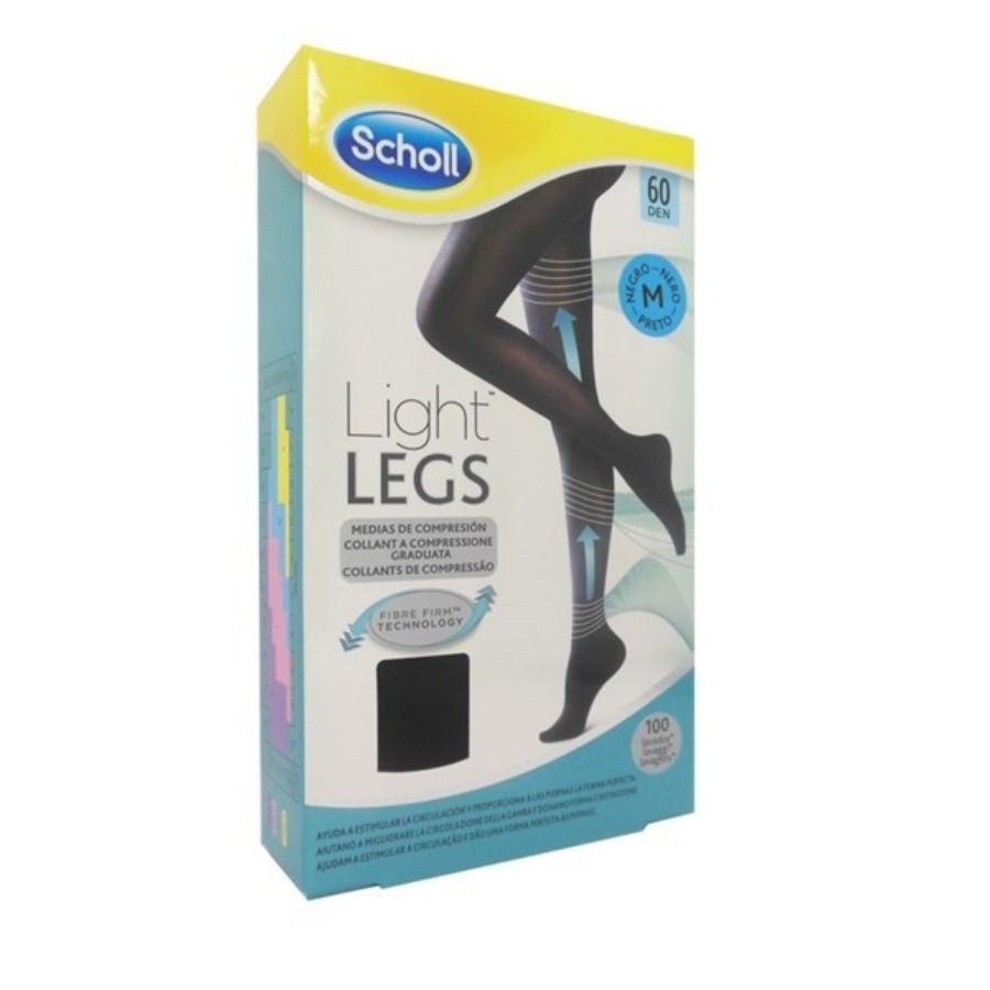 Scholl Light Legs Collant 60 Den M Nero