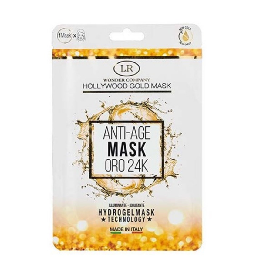 Hollywood Gold Mask Oro 24K Illuminante Idratante