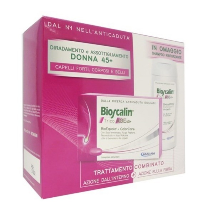 Bioscalin Tricoage45+ 30 Comp con Shampoo in OMAGGIO