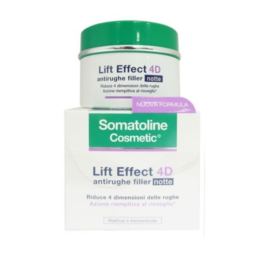 Somatoline Cosmetic Lift Effect 4D Crema Antirughe Filler Notte 50ml