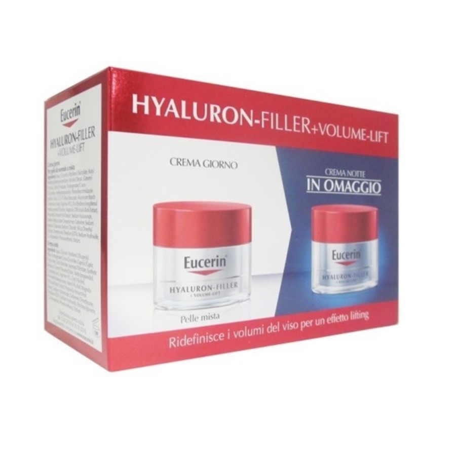 Eucerin Hyaluron Filler Volume Lift Cofanetto per Pelle Mista