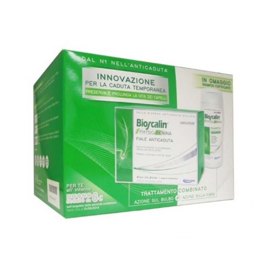 Bioscalin Physiogenina 10 Fiale Anticaduta con Shampoo