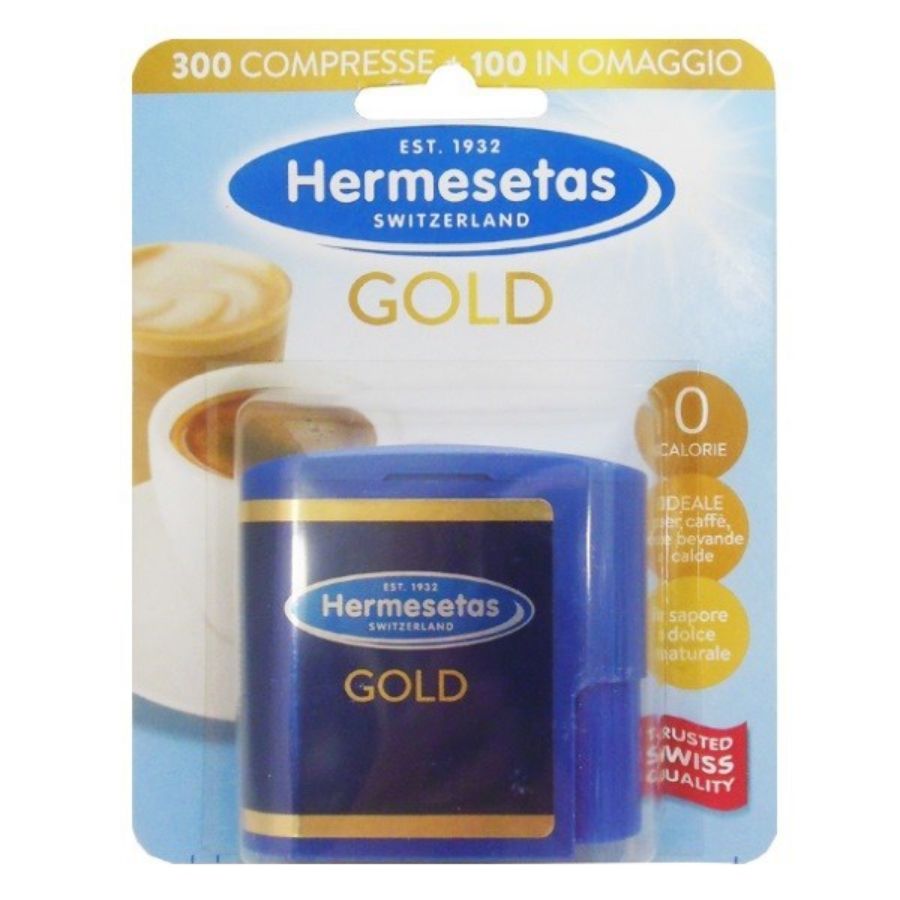 Hermesetas Gold 300 e 100 Compresse OMAGGIO
