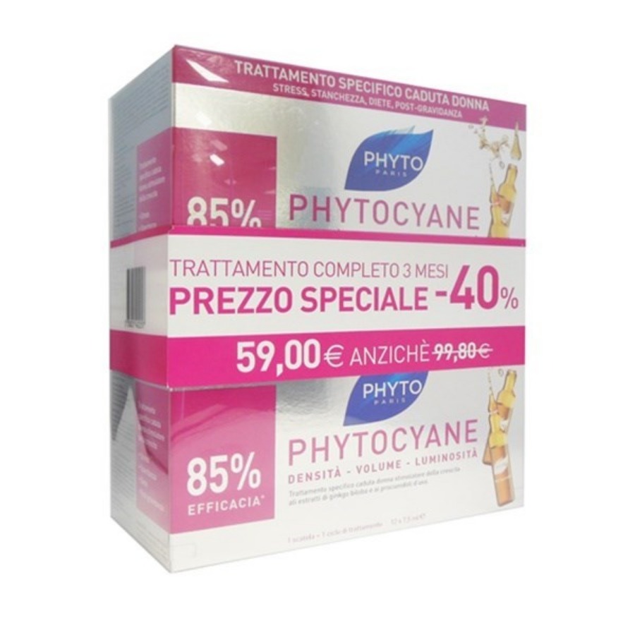 Phyto Phytocyane Trattamento Specifico Donna 24 Fiale