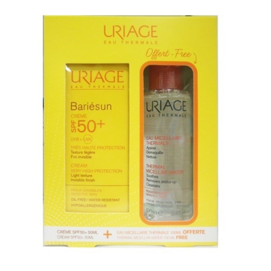 Uriage Bariesun Crema SPF50+ con Acqua Micellare