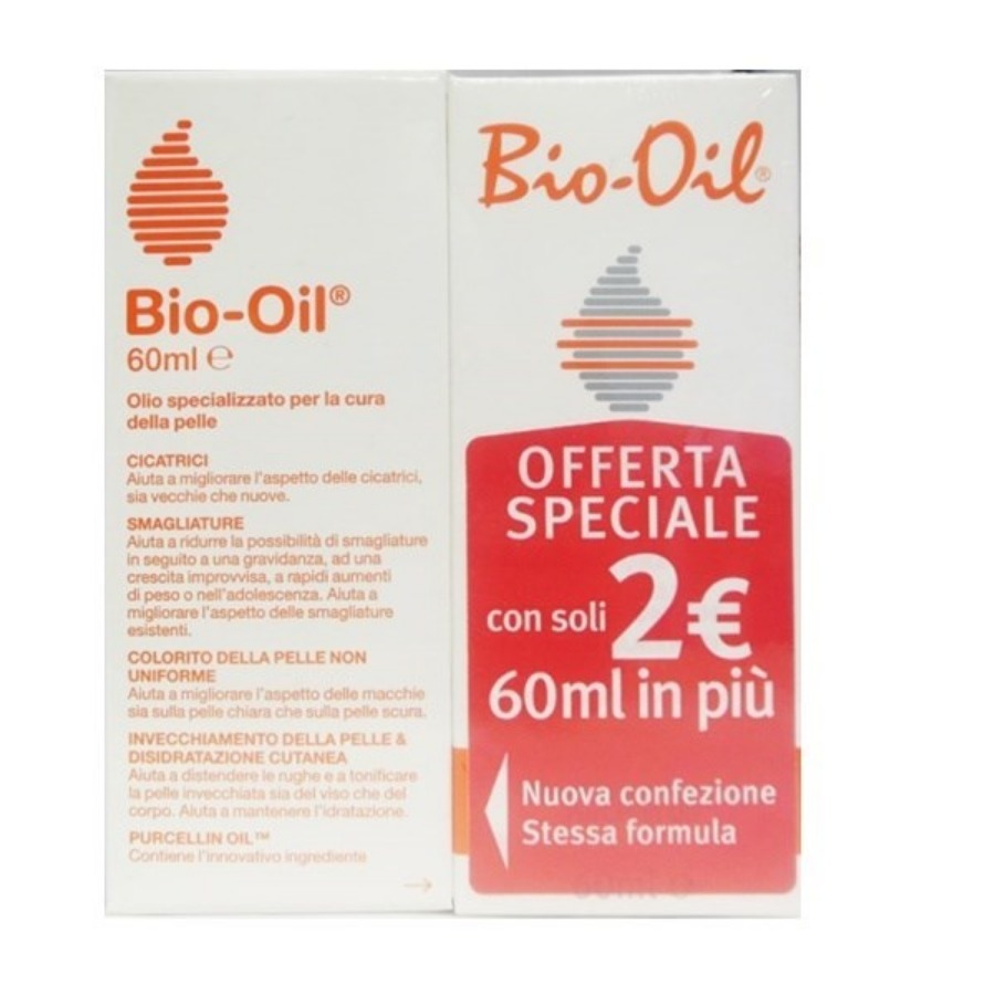 BioOil Olio Dermatologico Confezione Due Flaconi PROMOZIONE