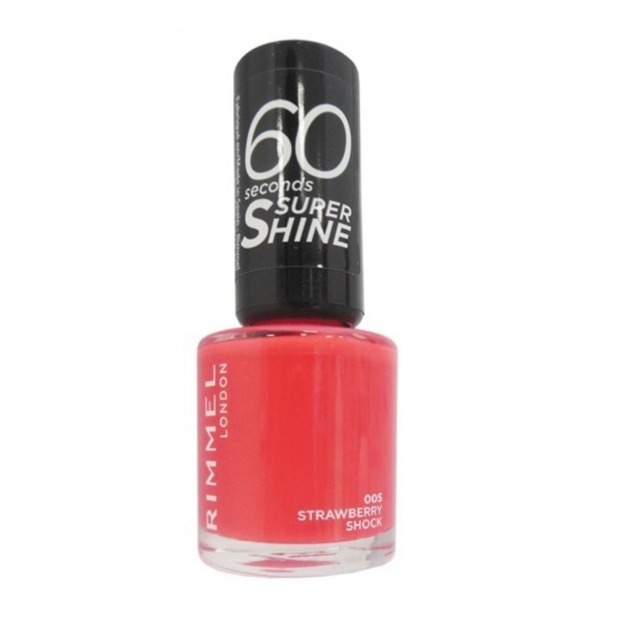 Rimmel London Super Shine 60'' Smalto 005 Strawberry Shock