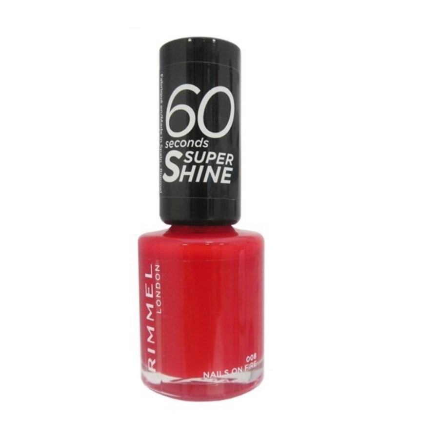 Rimmel London Super Shine 60'' Smalto 008 Nails on Fire