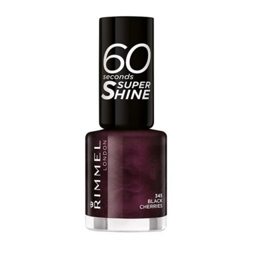 Rimmel London Super Shine 60'' Smalto 345 Black Cherries