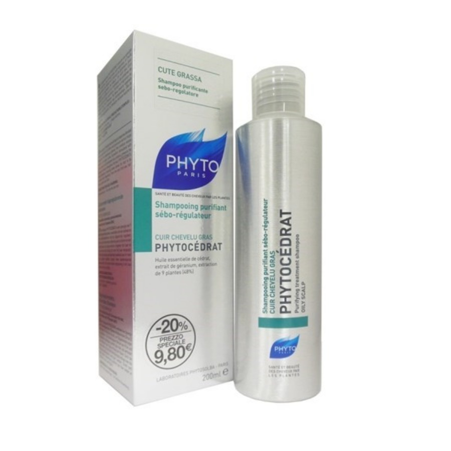 Phyto Phytocedrat Shampoo Sebo Regolatore 200ml