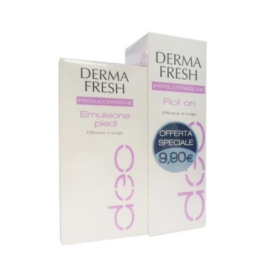 Dermafresh Ipersudorazione RollOn con Emulsione Piedi