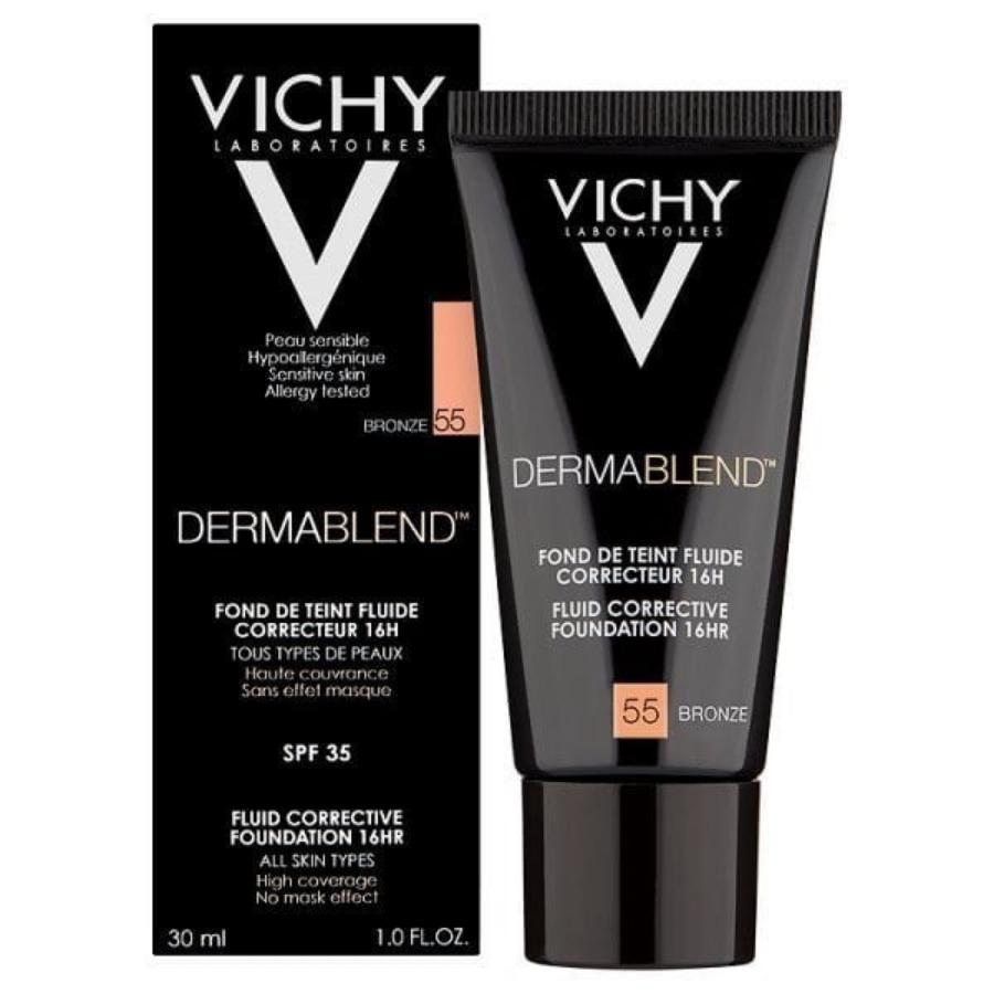 Vichy Dermablend Fondotinta Correttore Colore 55 Bronze 30ml