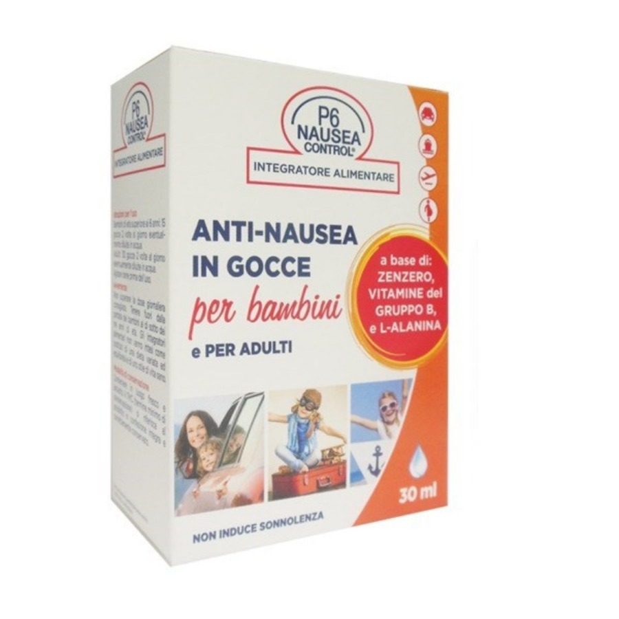 P6 Anti Nausea in Gocce per Bambini e Adulti 30ml