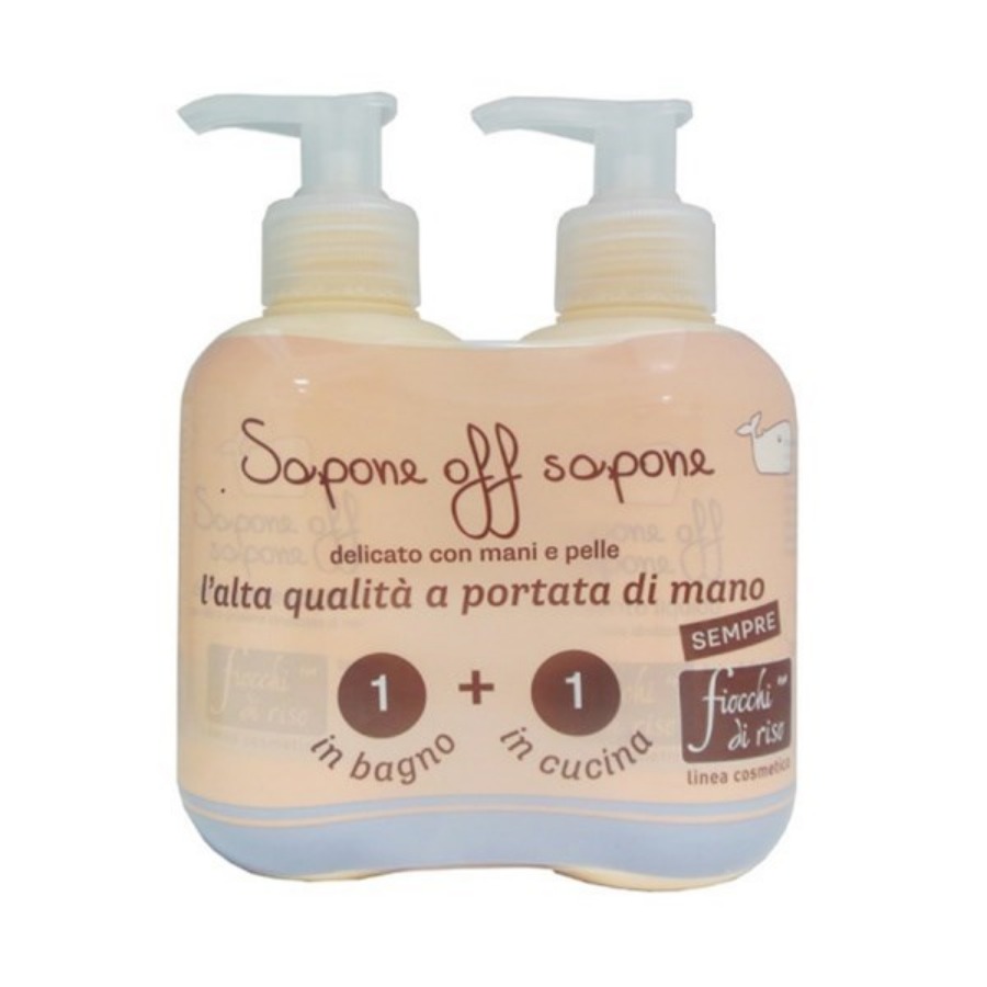 Fiocchi di Riso Sapone Confezione Due Flaconi PROMOZIONE