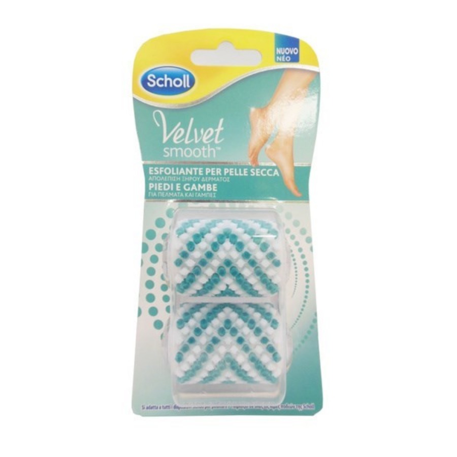 Scholl Velvet Smooth Esfoliante Piedi e Gambe 2 Pezzi