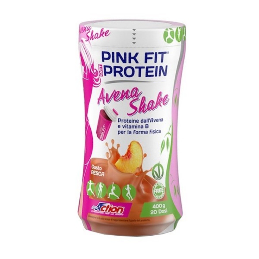 ProAction Pink Fit Protein Avena Shake Pesca 400gr