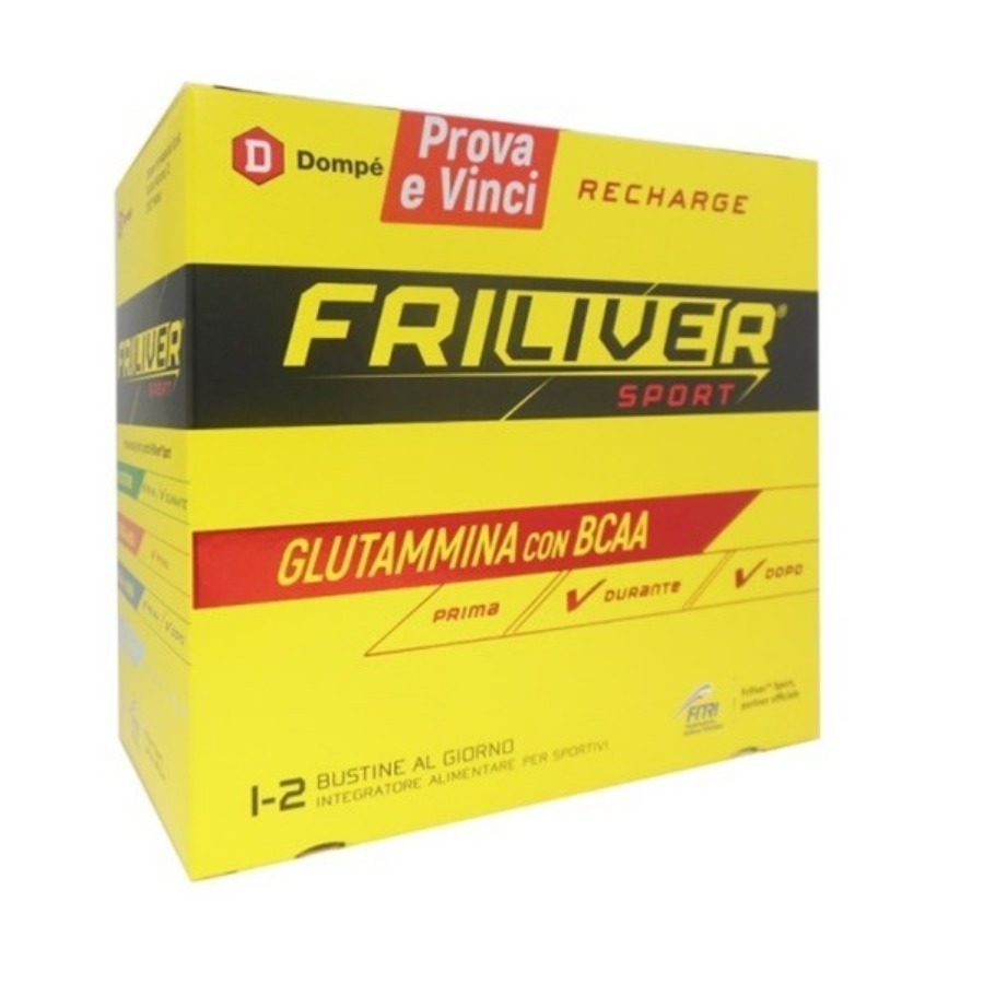 Friliver Sport Glutammina con BCAA 8 Buste