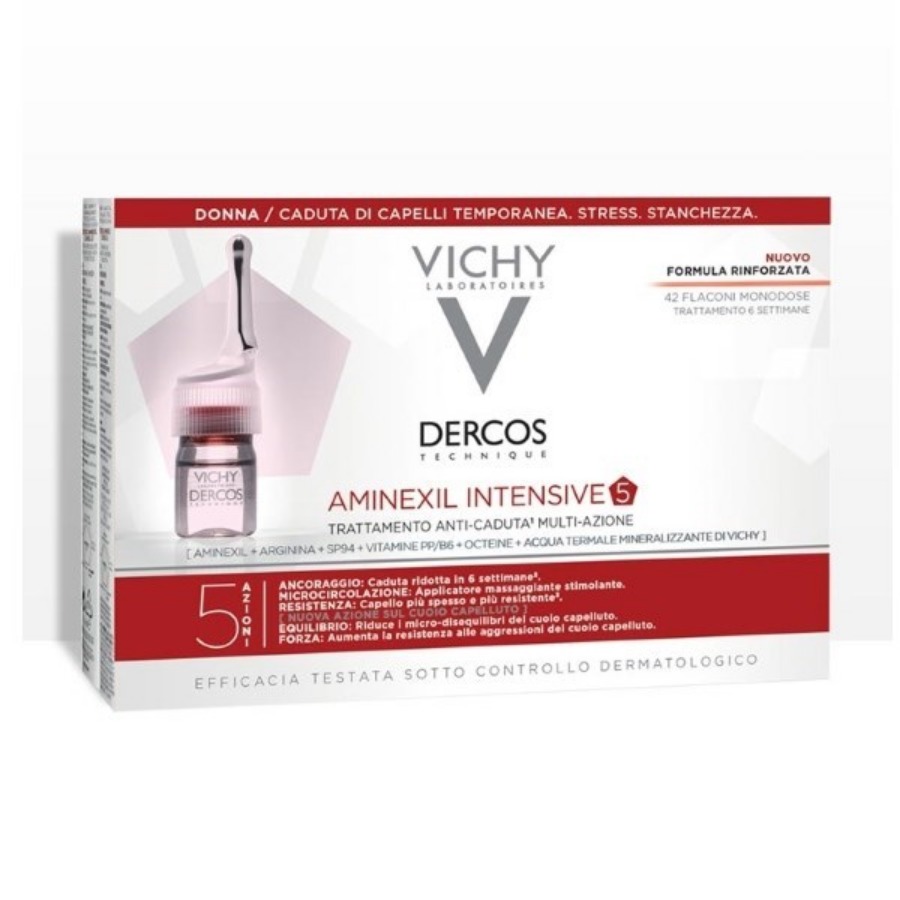 Vichy Dercos Aminexil Intensive 5 Donna 42 Fiale