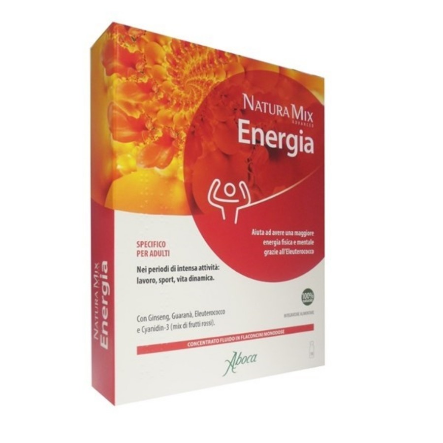 Aboca Natura Mix Energia 10 Flaconi da 15gr