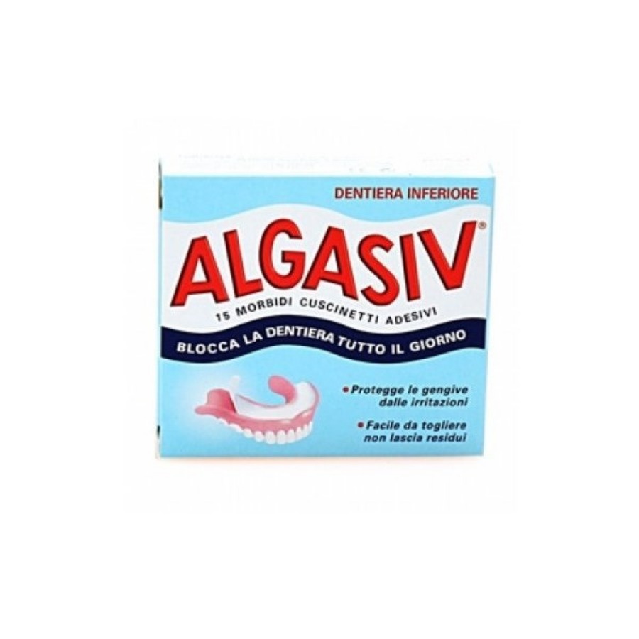 Algasiv Adesivi Protesi Inferiori 15 Pezzi