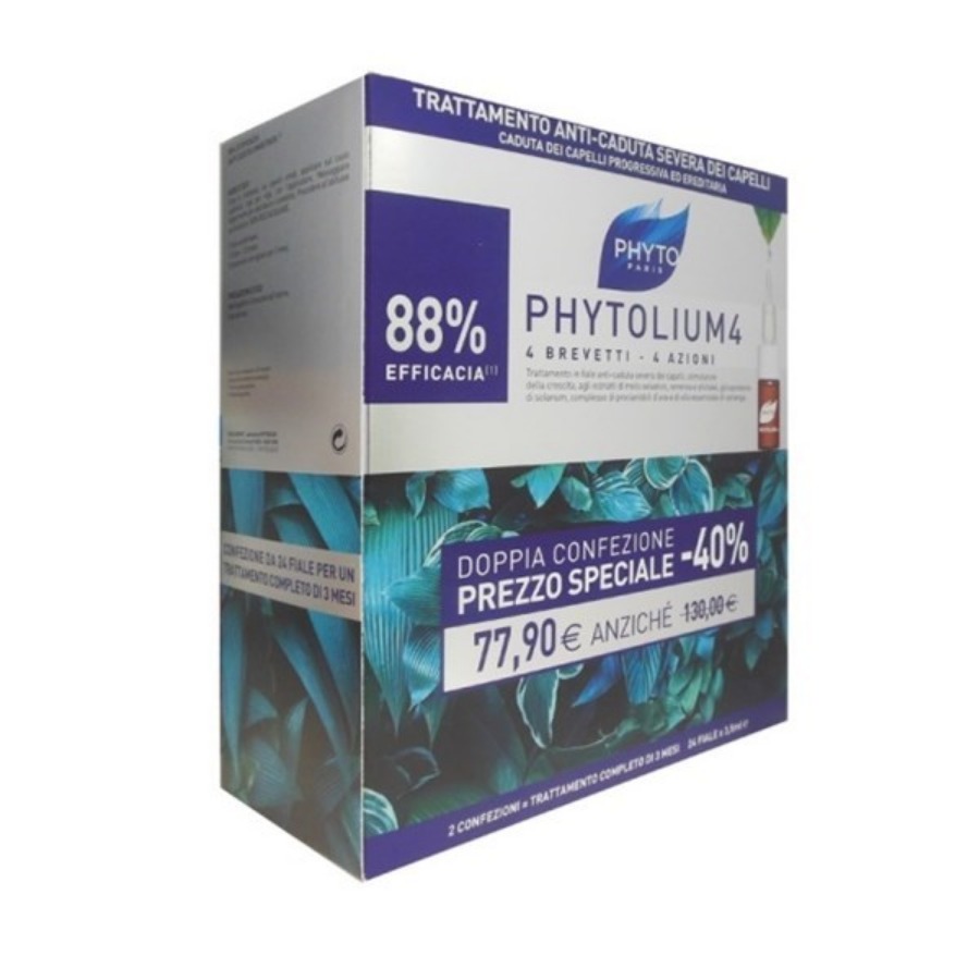 Phyto Phytolium 4 Confezione Doppia 24 Fiale PROMOZIONE