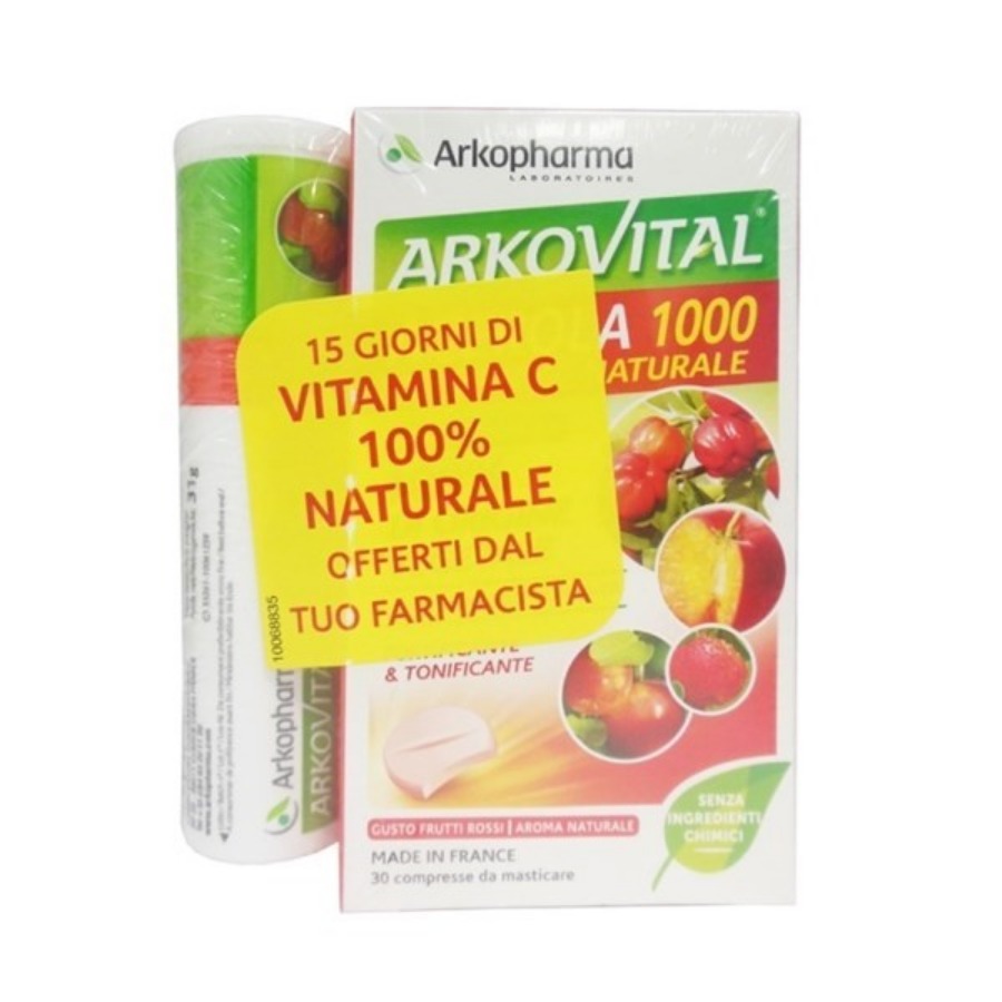 Arkovital Acerola 1000 Natural Vitamin C 30 Compresse