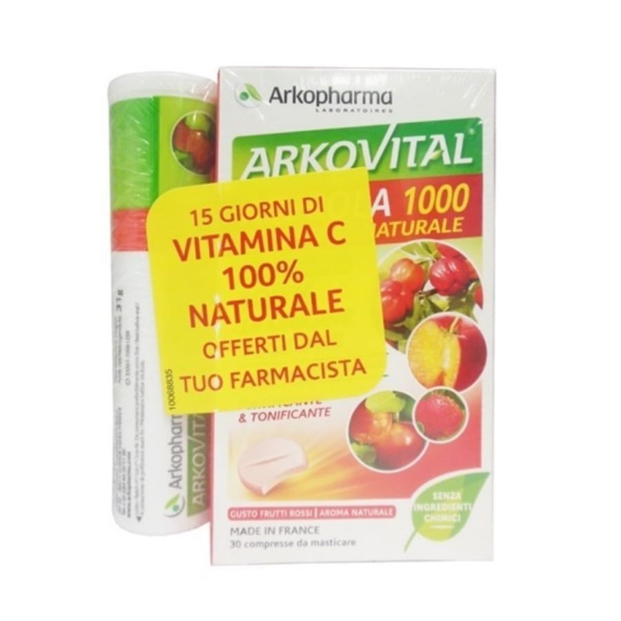 Arkovital Acerola 1000 Natural Vitamin C 30 Compresse