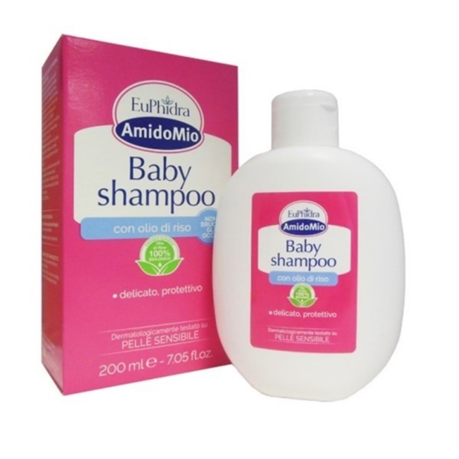 Euphidra AmidoMio Baby Shampoo Con Olio Di Riso 200ml