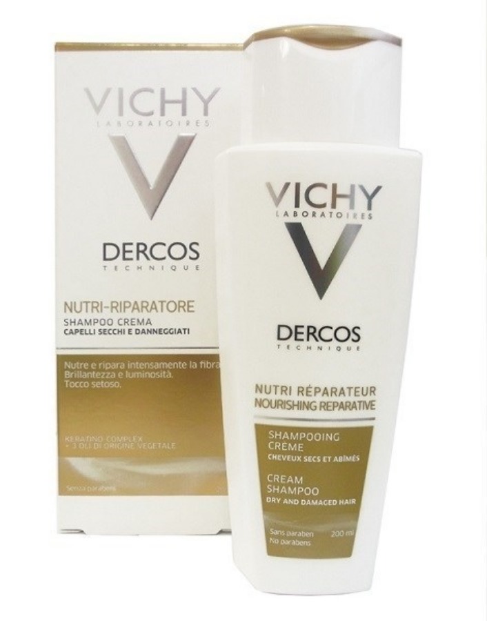 Vichy Dercos Shampoo Crema Nutri Riparatore 200ml