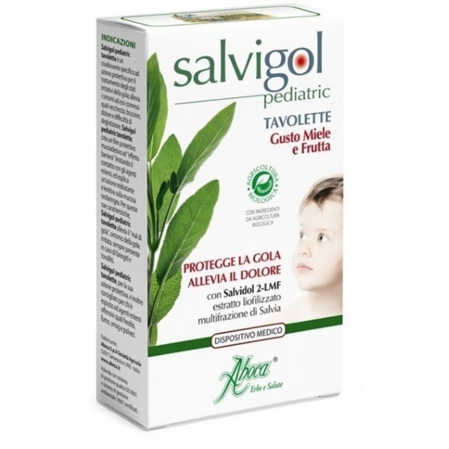 Aboca Salvigol Bio Pediatric 30 Tavolette