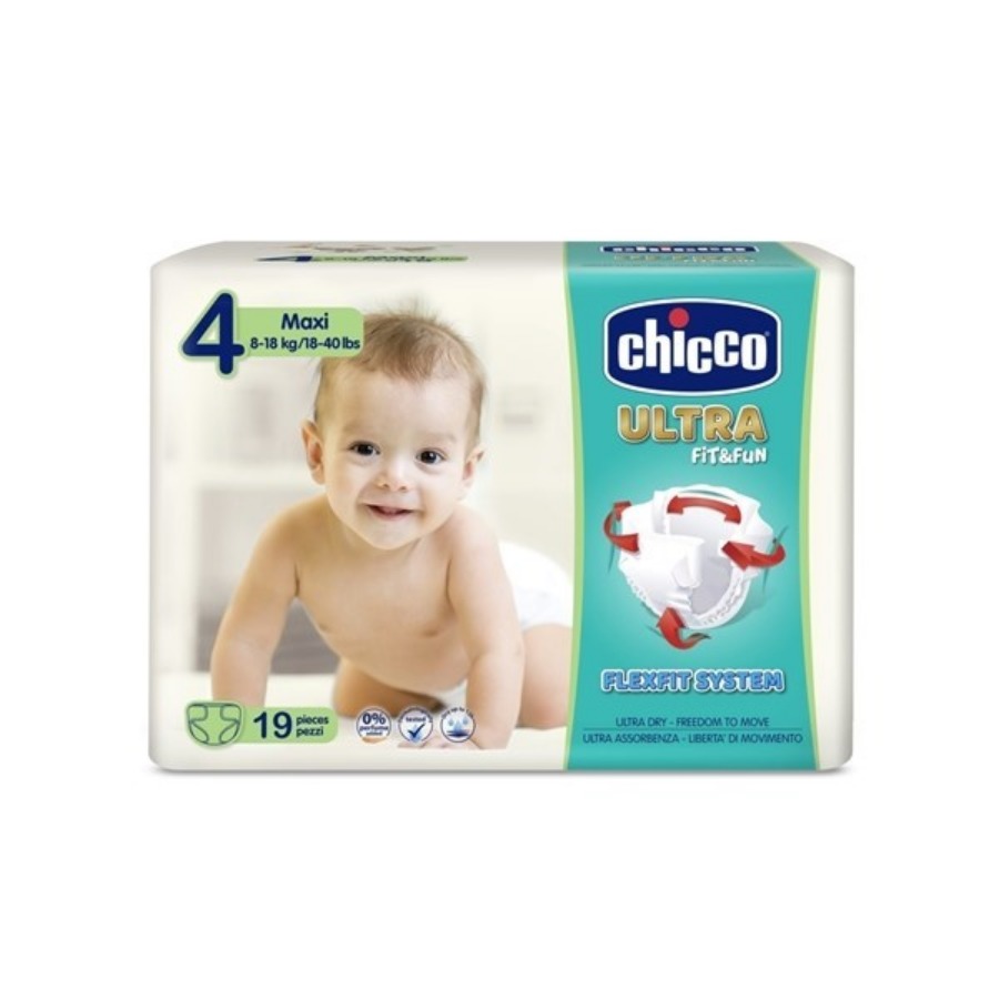 Chicco Ultra Soft 4 Maxi 8-18KG 19 Pezzi