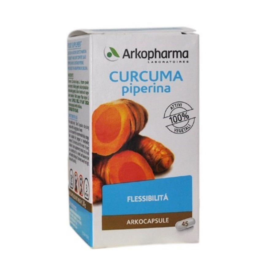 Arkopharma Curcuma Piperina 45 Compresse