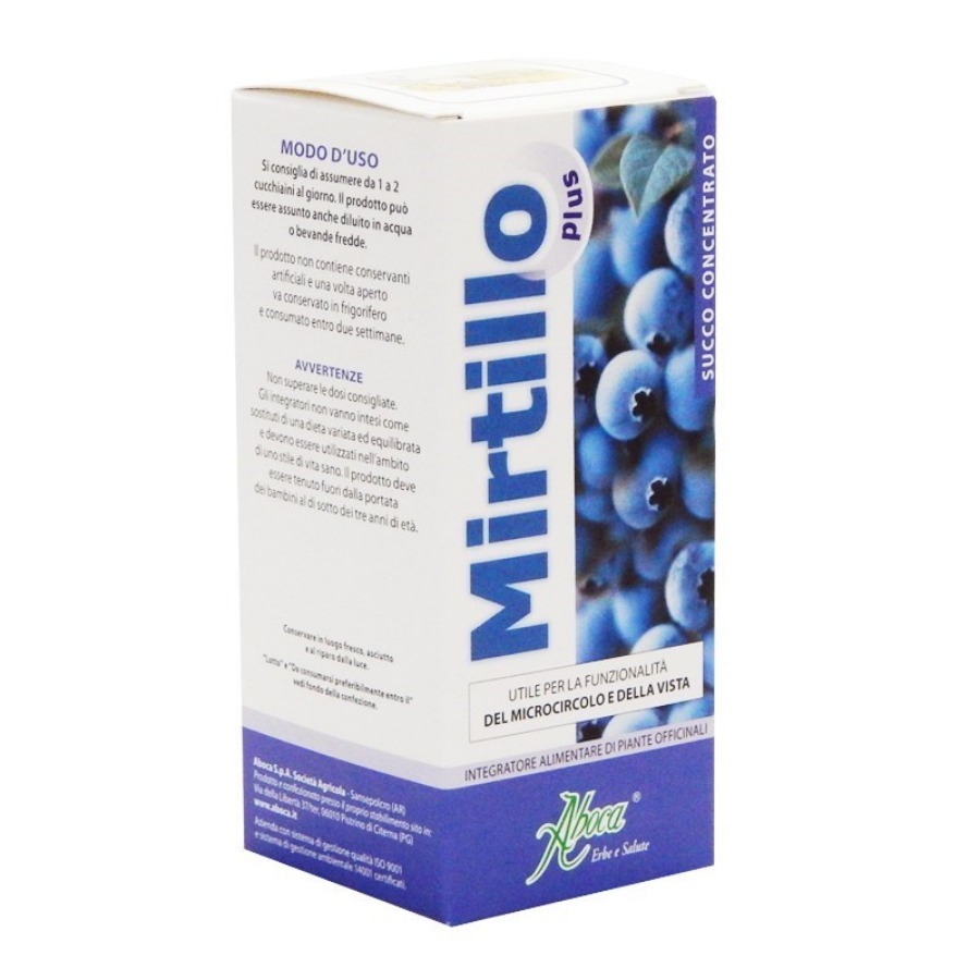 Aboca Mirtillo Plus Succo Concentrato 100ml